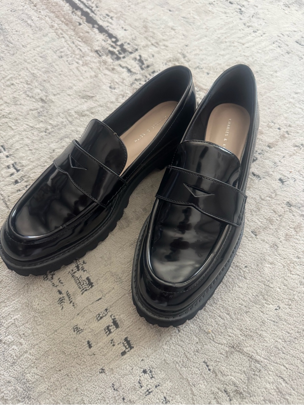 Charles & Keith Kaiya Penny Loafers